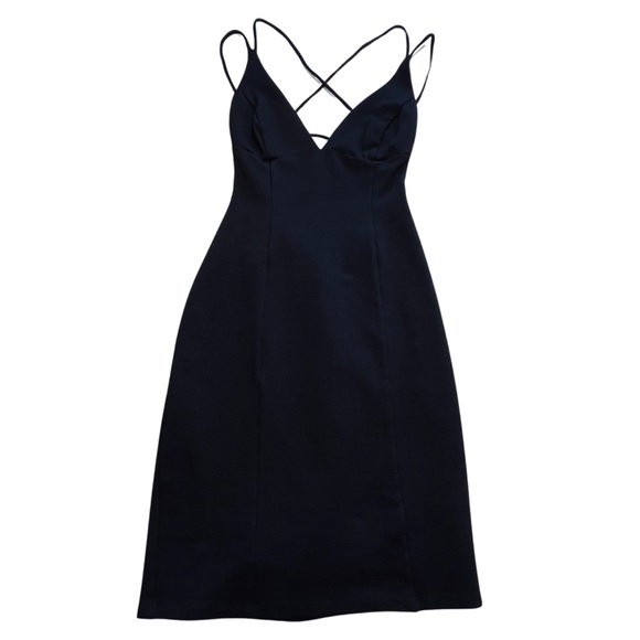 Lulus Be-All Trend-All Backless Black Midi Dress - Picture 3 of 10